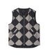 2025ǯ1028 / Lot No. BR15811 / WILLIAM GIBSON COLLECTION BLACK LINE CREWMAN VEST (MOD.) REVERSIBLE