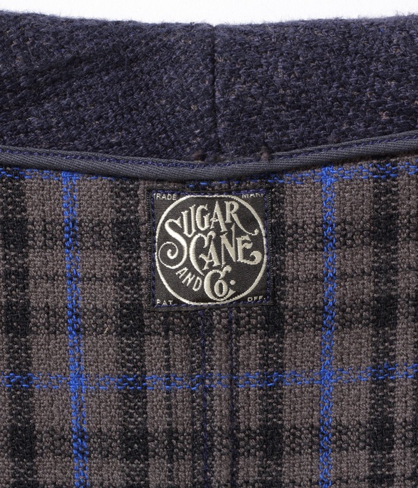 Lot No. SC14999 / FICTION ROMANCE 16oz. COTTON DOUBLE FACE CHECK COAT