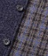 Lot No. SC14999 / FICTION ROMANCE 16oz. COTTON DOUBLE FACE CHECK COAT