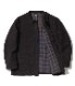 Lot No. SC14999 / FICTION ROMANCE 16oz. COTTON DOUBLE FACE CHECK COAT