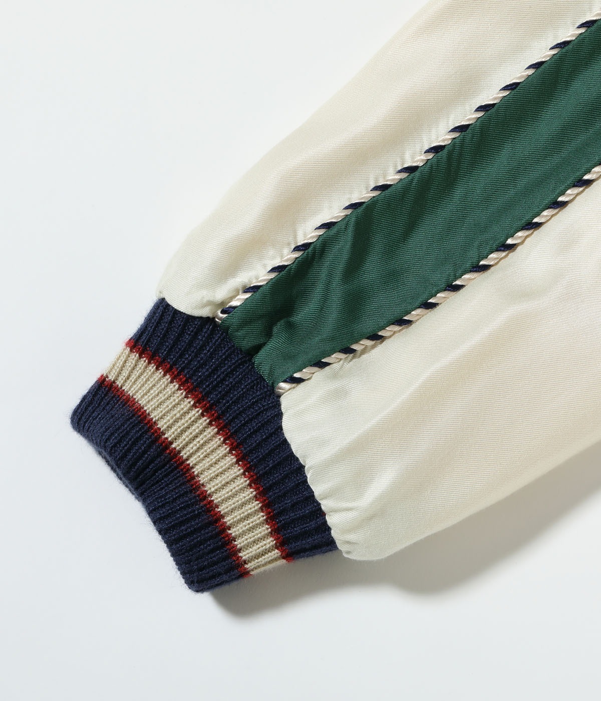 Lot No. TT15710-145 / Early 1950s Style Acetate Souvenir Jacket ��TIGER HEAD�� �� ��JAPAN MAP�� (AGING MODEL)