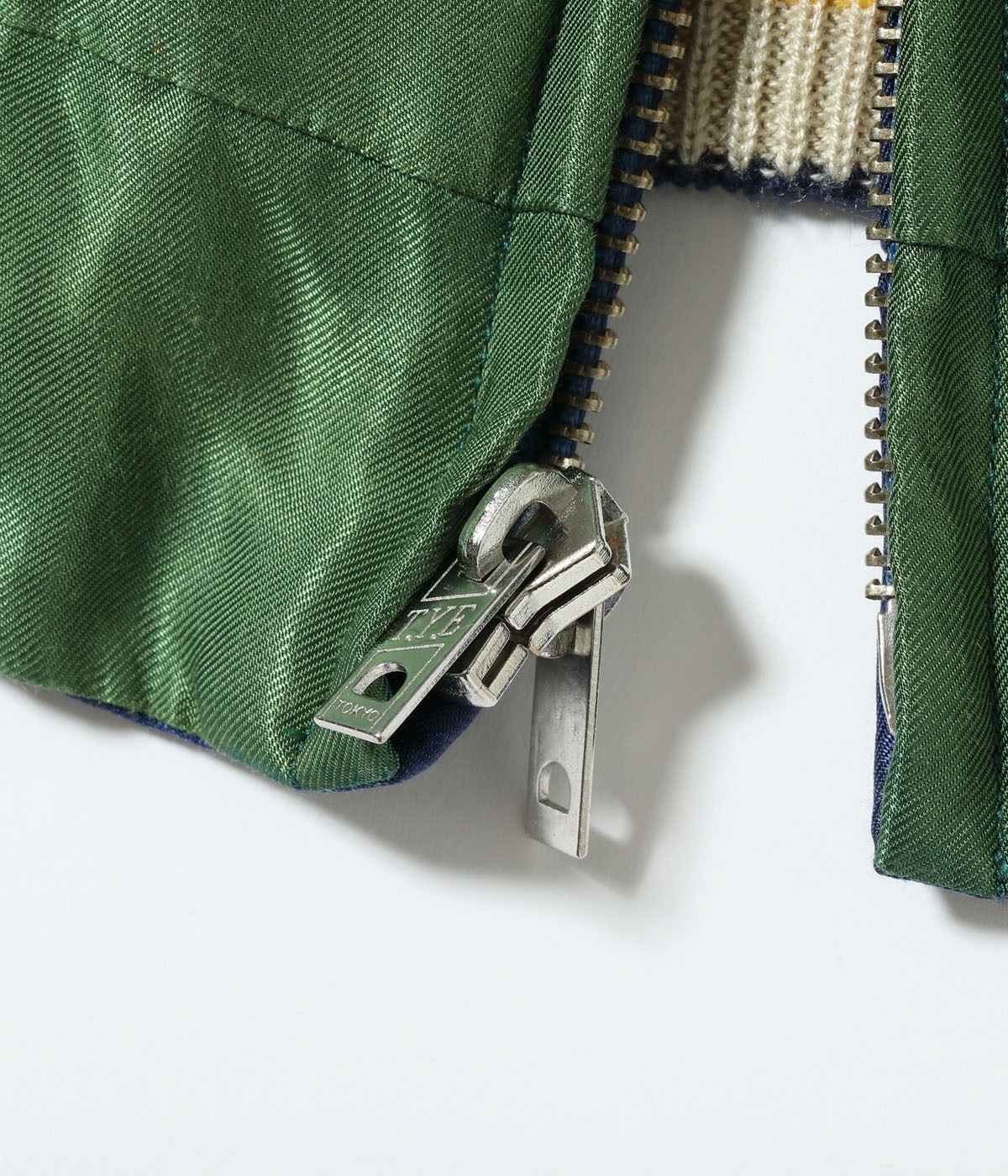 Lot No. TT15710-145 / Early 1950s Style Acetate Souvenir Jacket ��TIGER HEAD�� �� ��JAPAN MAP�� (AGING MODEL)