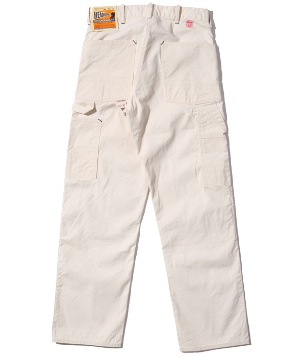 Lot No. HD42209 / HEADLIGHT 9oz. WHITE BOAT SAIL DRILL DUNGAREES