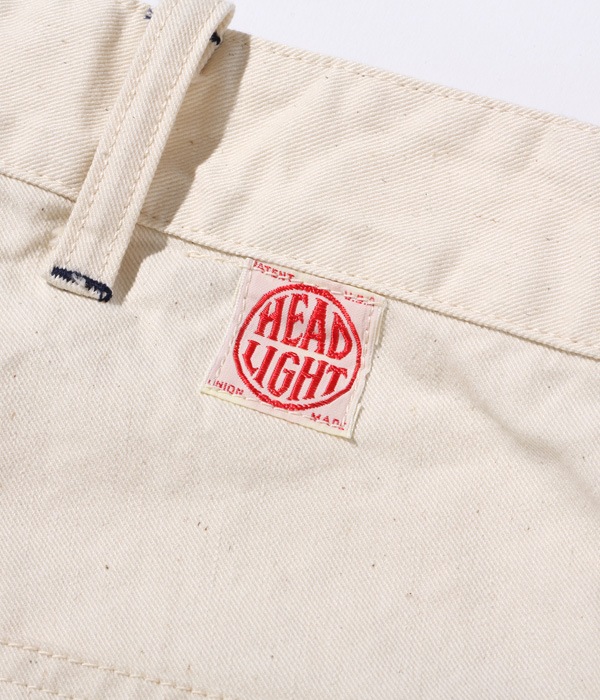 Lot No. HD42209 / HEADLIGHT 9oz. WHITE BOAT SAIL DRILL DUNGAREES