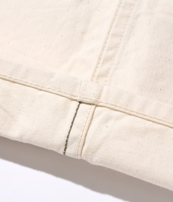 Lot No. HD42209 / HEADLIGHT 9oz. WHITE BOAT SAIL DRILL DUNGAREES