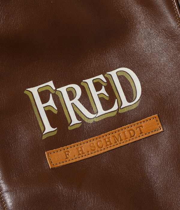 Lot No. BR80639 / Type A-2 BUZZ RICKSON'S 30th ANNIVERSARY MODEL UNITED SHEEP LINED CLOTHING CO. Heaven Sent BACK PAINT