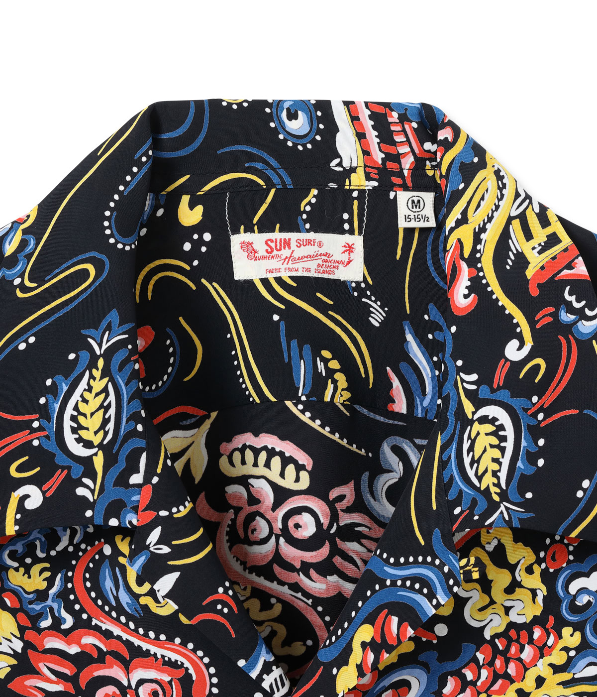 Lot No. SS39211 / RAYON HAWAIIAN SHIRT ��GUARDIAN SPIRIT��