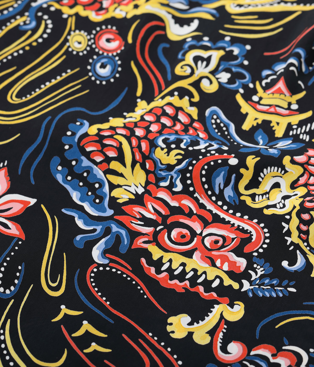 Lot No. SS39211 / RAYON HAWAIIAN SHIRT ��GUARDIAN SPIRIT��