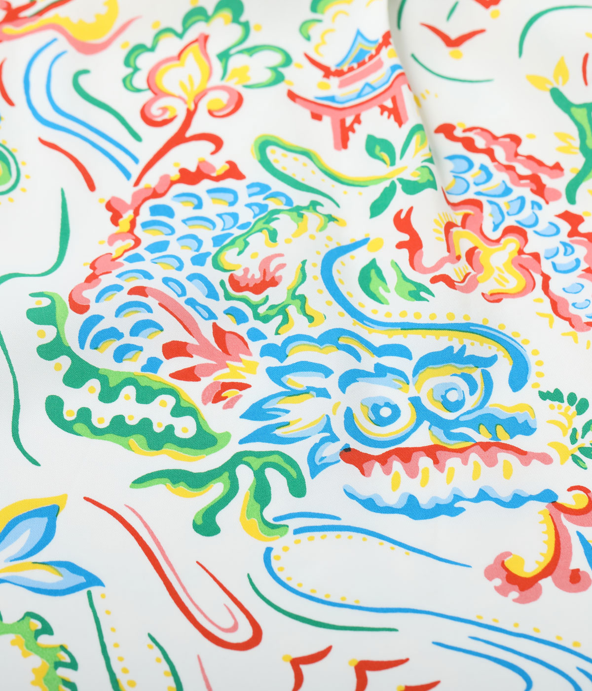 Lot No. SS39211 / RAYON HAWAIIAN SHIRT ��GUARDIAN SPIRIT��