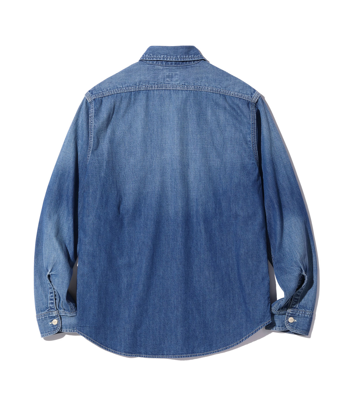 Lot No. SC29249SW / BLUE DENIM WORK SHIRT AGED MODEL