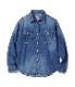 Lot No. SC29249SW / BLUE DENIM WORK SHIRT AGED MODEL