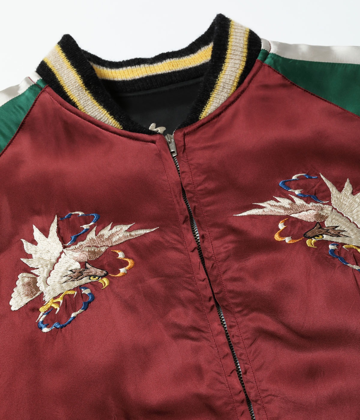 Lot No. TT15713-119 / Early 1950s Style Acetate Souvenir Jacket ��KOSHO & CO.�� Special Edition ��PIT VIPER�� �� ��EAGLE & SNAKE��