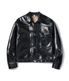 2025ǯ1030 / Lot No. BR80665 / WILLIAM GIBSON COLLECTION BLACK LEATHER BLOUSE