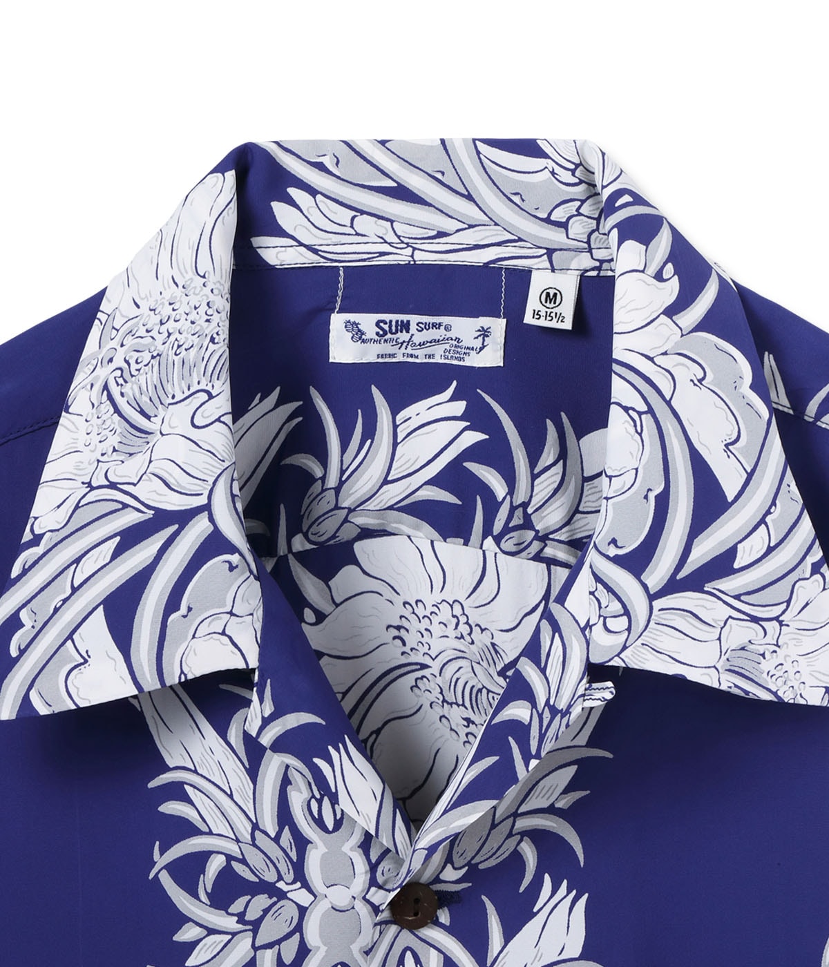 Lot No. SS39612 / RAYON HAWAIIAN SHIRT ��NIGHT BLOOMING CEREUS BORDER��