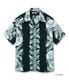 Lot No. SS39612 / RAYON HAWAIIAN SHIRT ��NIGHT BLOOMING CEREUS BORDER��