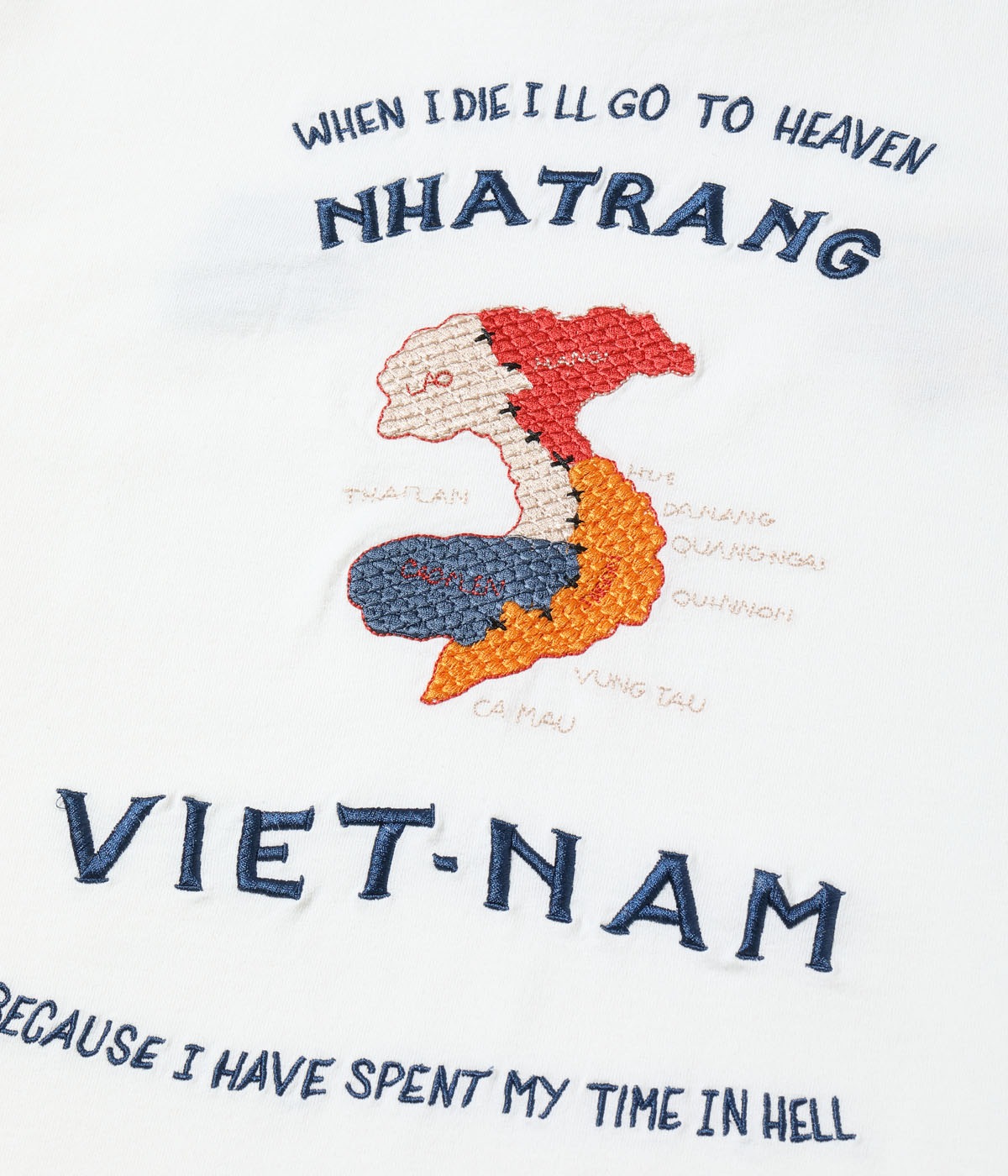 Lot No. TT79745 / SUKA T-SHIRT EMBROIDERED ��VIET-NAM��