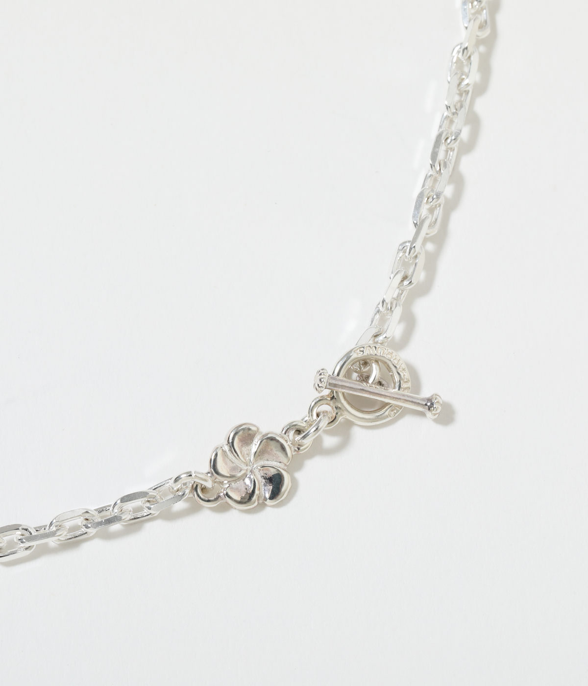 Lot No. SS02898 / SILVER CHAIN PLUMERIA by FIRST-ARROW's