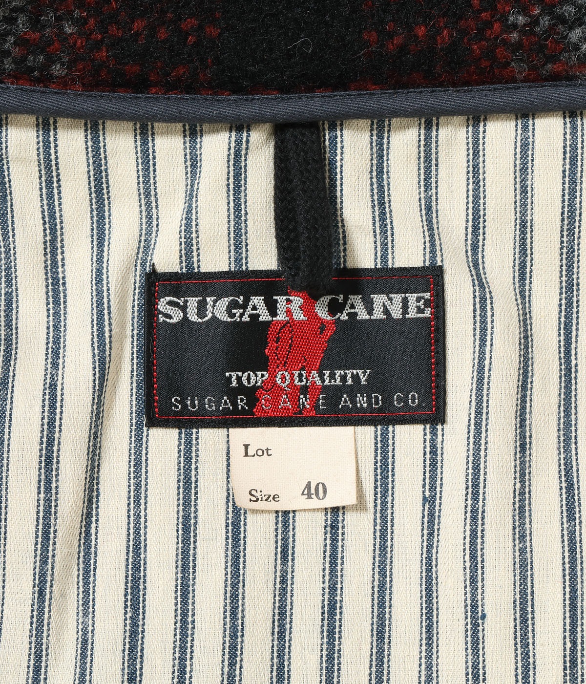 Lot No. SC15833 / FICTION ROMANCE 24.75oz. WOOL PLAID SPORTS JACKET