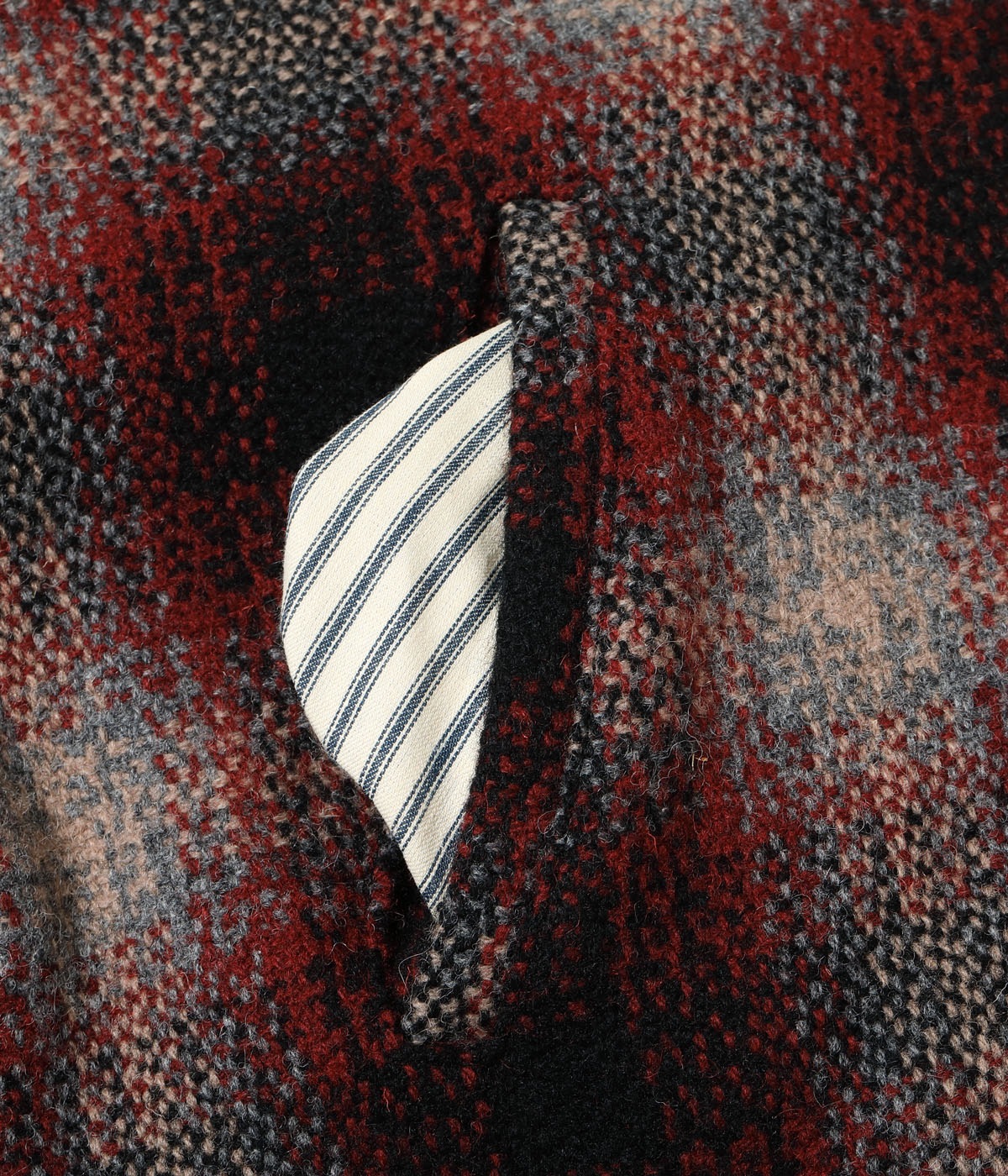 Lot No. SC15833 / FICTION ROMANCE 24.75oz. WOOL PLAID SPORTS JACKET