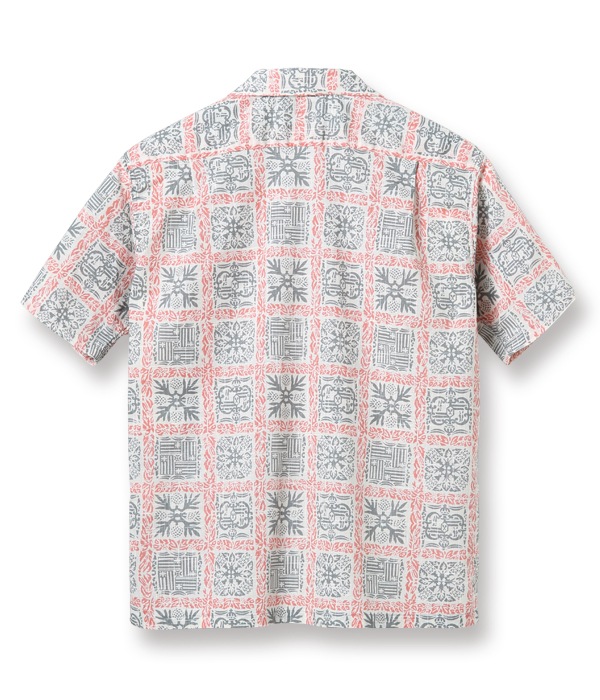 Lot No. SS38686 / COTTON LINEN SLUBYARN OPEN SHIRTS ��ROYAL QUILT��