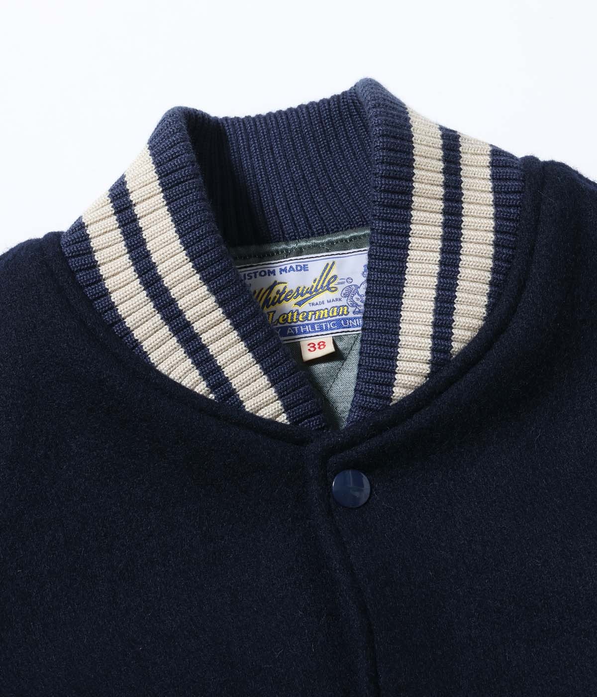 Lot No. WV15807 / 30oz. WOOL MELTON AWARD JACKET ��SOLID��