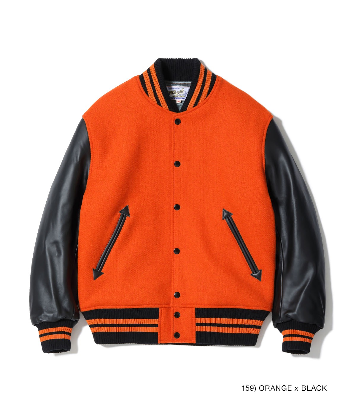 Lot No. WV15807 / 30oz. WOOL MELTON AWARD JACKET ��SOLID��