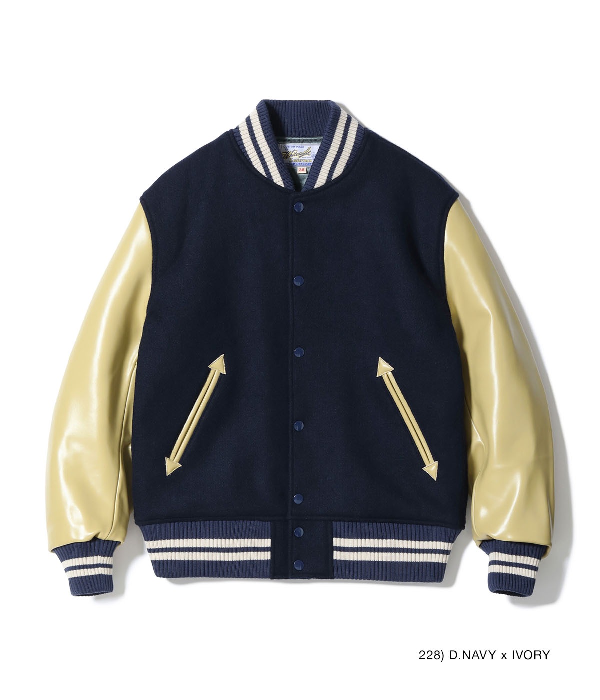 Lot No. WV15807 / 30oz. WOOL MELTON AWARD JACKET ��SOLID��