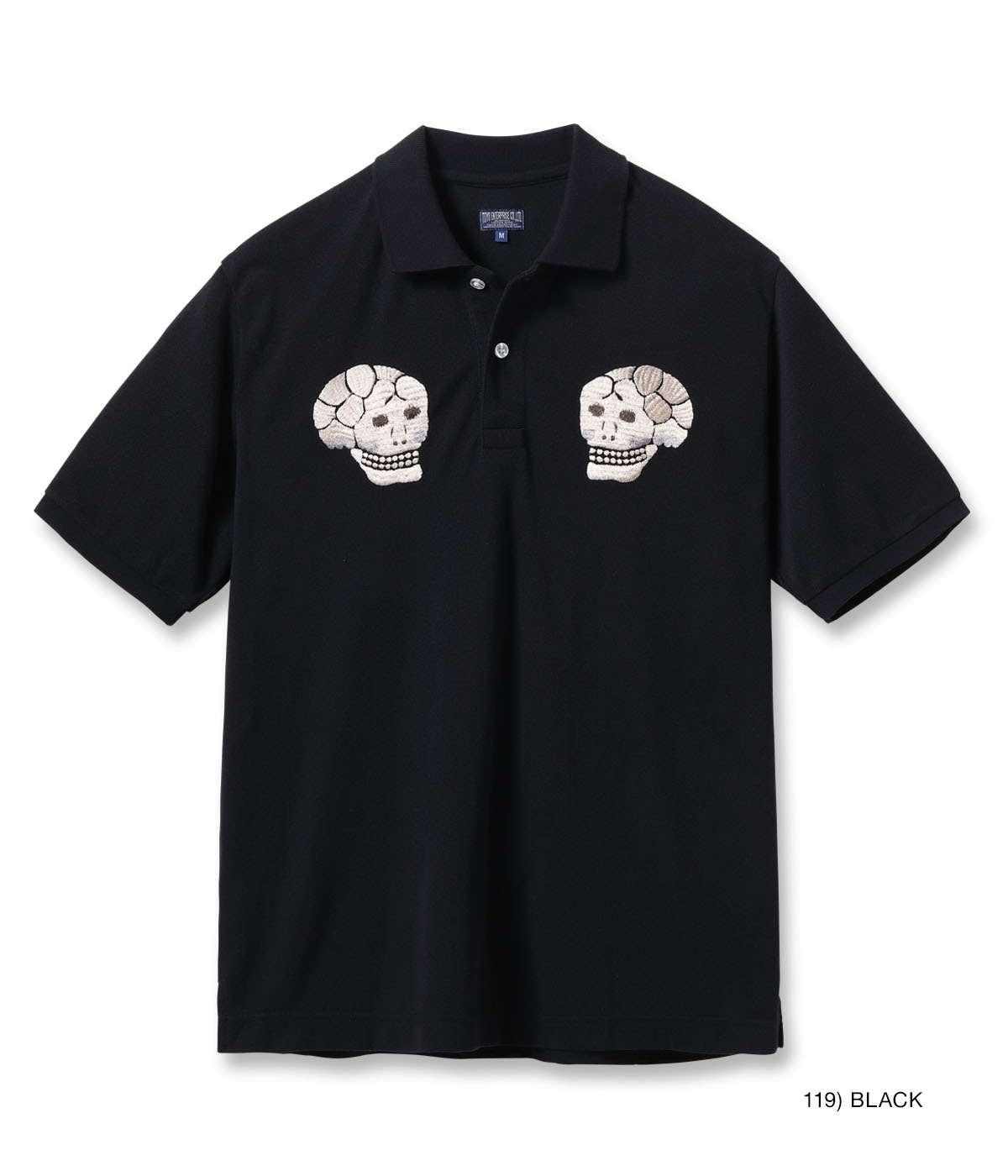Lot No. TT79746 / SUKA POLO SHIRT EMBROIDERED “SKULL & SNAKE