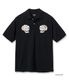 Lot No. TT79746 / SUKA POLO SHIRT EMBROIDERED ��SKULL & SNAKE��