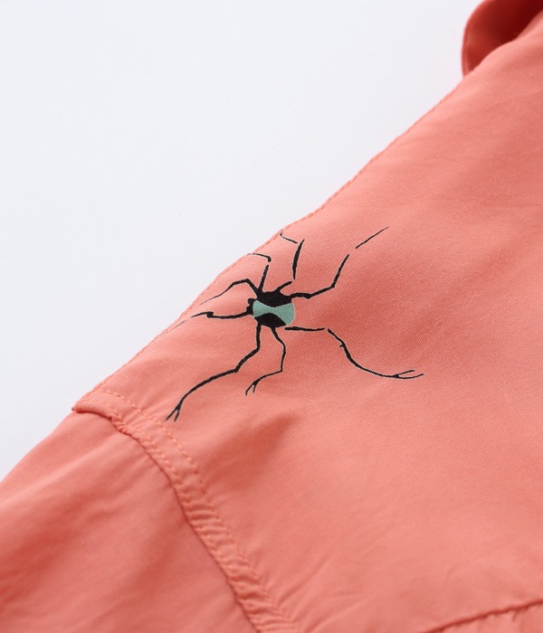 Lot No. SH38873 / HIGH DENSITY RAYON OPEN SHIRT TARANTULA