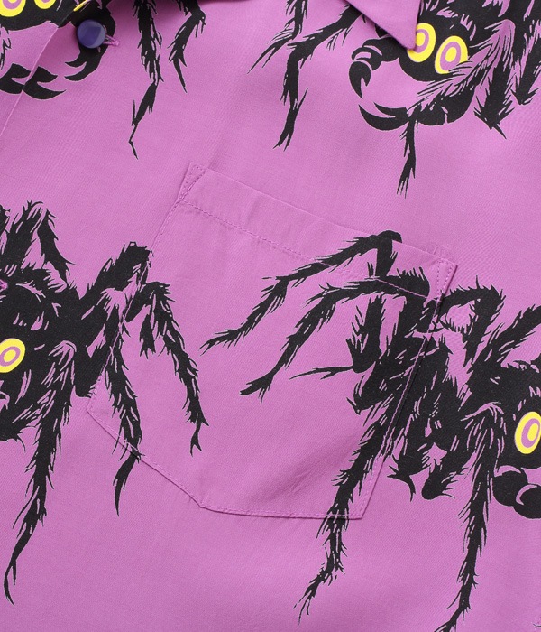 Lot No. SH38873 / HIGH DENSITY RAYON OPEN SHIRT TARANTULA