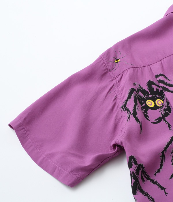 Lot No. SH38873 / HIGH DENSITY RAYON OPEN SHIRT TARANTULA