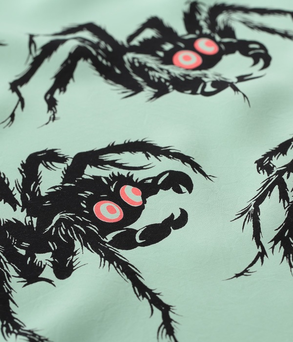 Lot No. SH38873 / HIGH DENSITY RAYON OPEN SHIRT TARANTULA