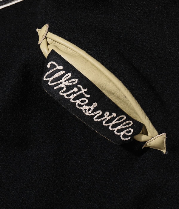 Lot No. WV15167-119 / 30oz. WOOL MELTON AWARD JACKET ��CLASSIC�� (BLACK)