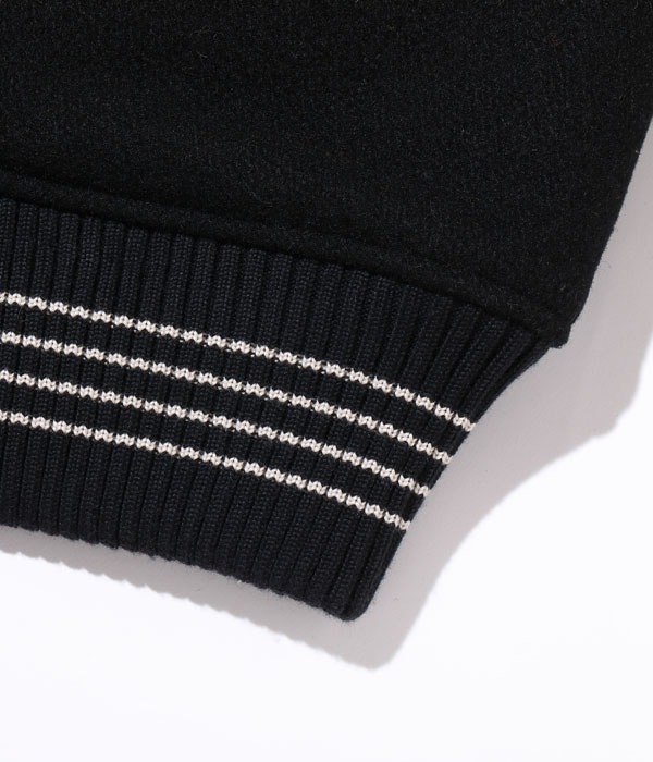 Lot No. WV15167-119 / 30oz. WOOL MELTON AWARD JACKET ��CLASSIC�� (BLACK)