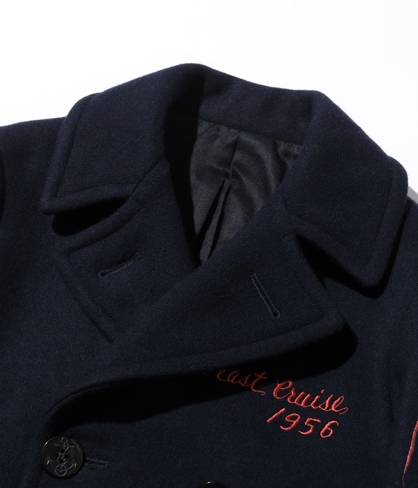Lot No. BR15350 / SUKA PEA COAT BUZZ RICKSON'S 30th ANNIVERSARY MODEL USS LEXINTON CVA-16 SUKA EMBROIDERY