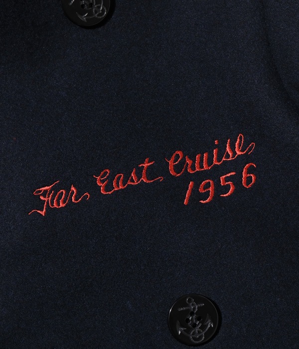 Lot No. BR15350 / SUKA PEA COAT BUZZ RICKSON'S 30th ANNIVERSARY MODEL USS LEXINTON CVA-16 SUKA EMBROIDERY