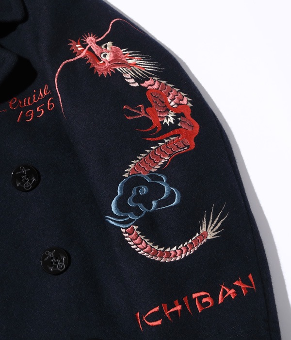 Lot No. BR15350 / SUKA PEA COAT BUZZ RICKSON'S 30th ANNIVERSARY MODEL USS LEXINTON CVA-16 SUKA EMBROIDERY