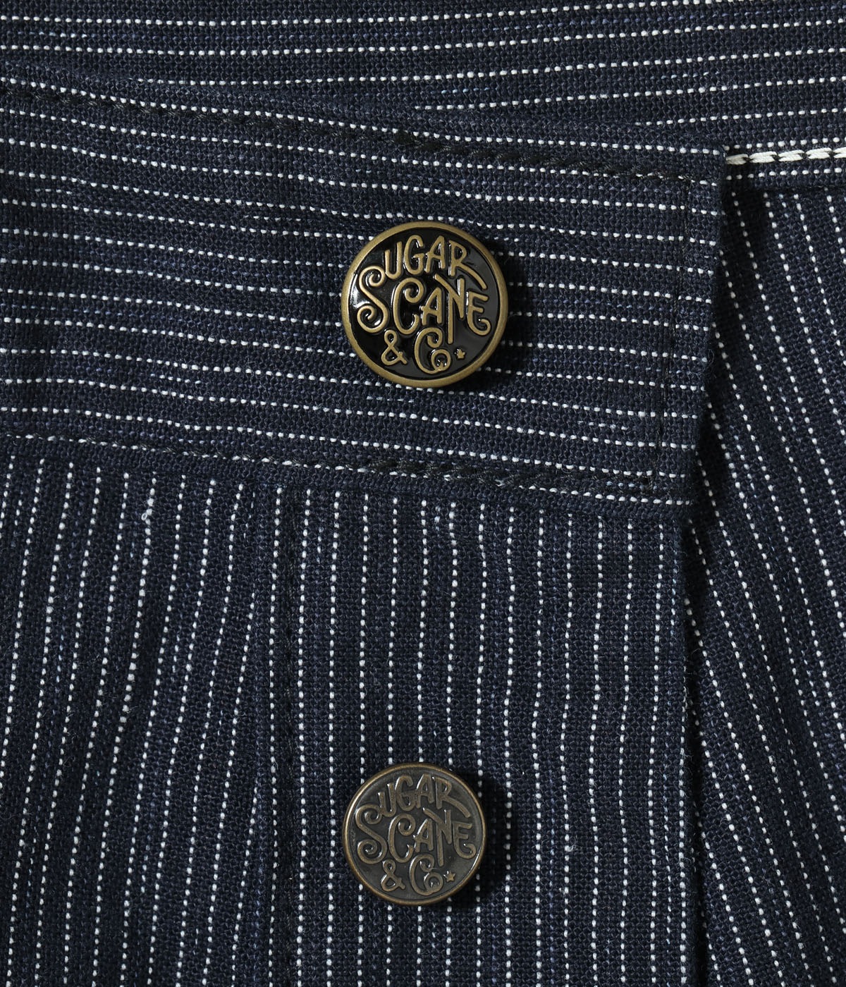 Lot No. SC42535 / FICTION ROMANCE 8oz. INDIGO STRIPE WORK PANTS