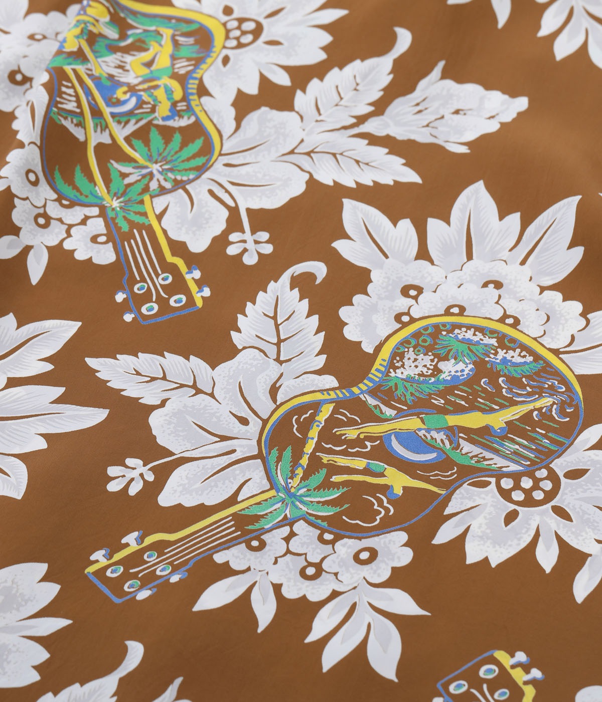 Lot No. SS39613 / RAYON HAWAIIAN SHIRT ��UKULELE MELODY��