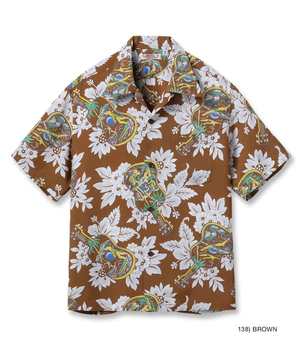 Lot No. SS39613 / RAYON HAWAIIAN SHIRT ��UKULELE MELODY��