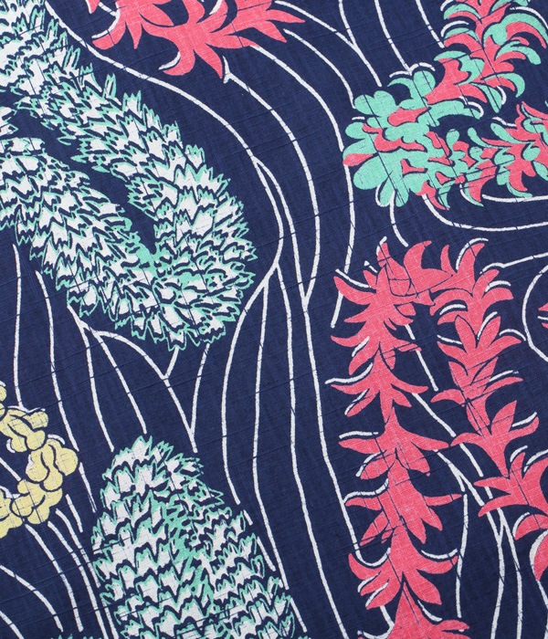 Lot No. SS38688 / COTTON LINEN SLUBYARN OPEN SHIRTS ��LEI HAWAIIAN STYLE��