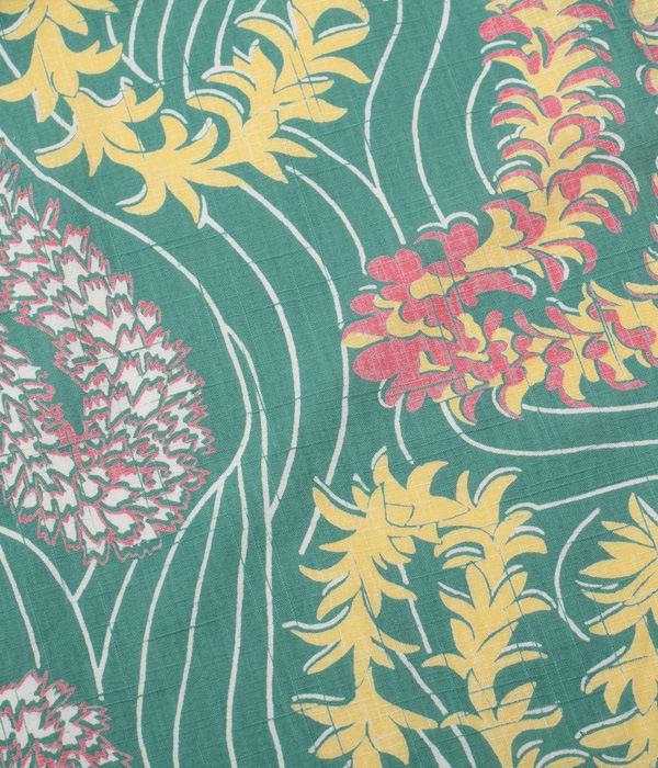 Lot No. SS38688 / COTTON LINEN SLUBYARN OPEN SHIRTS ��LEI HAWAIIAN STYLE��