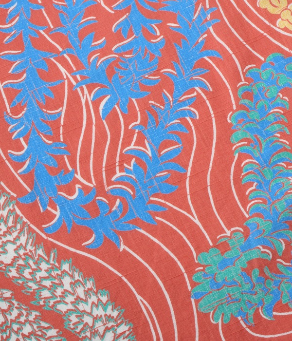 Lot No. SS38688 / COTTON LINEN SLUBYARN OPEN SHIRTS ��LEI HAWAIIAN STYLE��