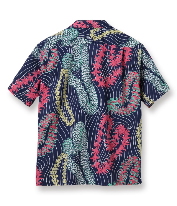 Lot No. SS38688 / COTTON LINEN SLUBYARN OPEN SHIRTS ��LEI HAWAIIAN STYLE��