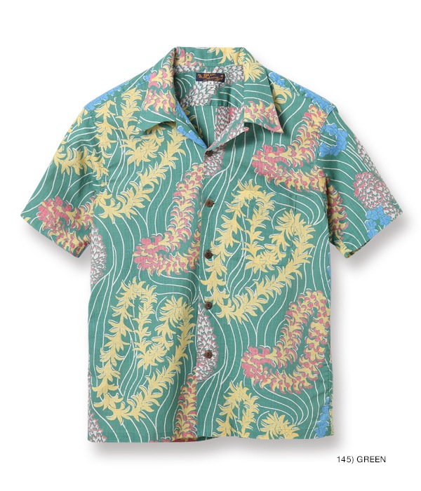 Lot No. SS38688 / COTTON LINEN SLUBYARN OPEN SHIRTS ��LEI HAWAIIAN STYLE��