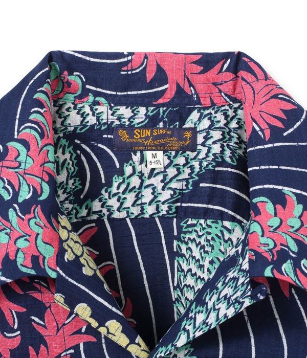 Lot No. SS38688 / COTTON LINEN SLUBYARN OPEN SHIRTS ��LEI HAWAIIAN STYLE��