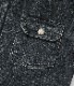 Lot No. SC15650H / 14.25oz. BLACK DENIM JACKET 1953 AGED MODEL