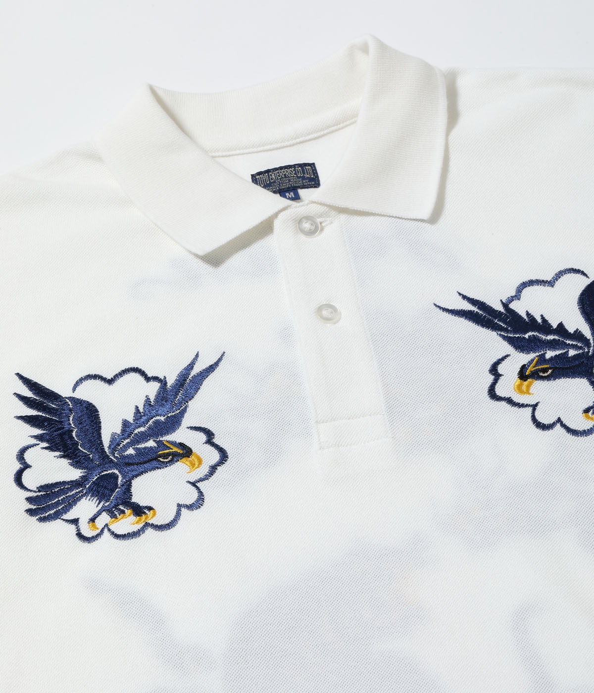 Lot No. TT79747 / SUKA POLO SHIRT EMBROIDERED ��TIGER & DRAGON��