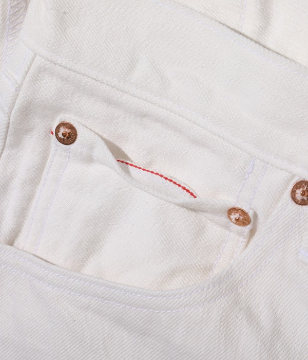 Lot No. SC42375 / 12oz. WHITE DENIM 2021 MODEL (SLIM TAPERED)